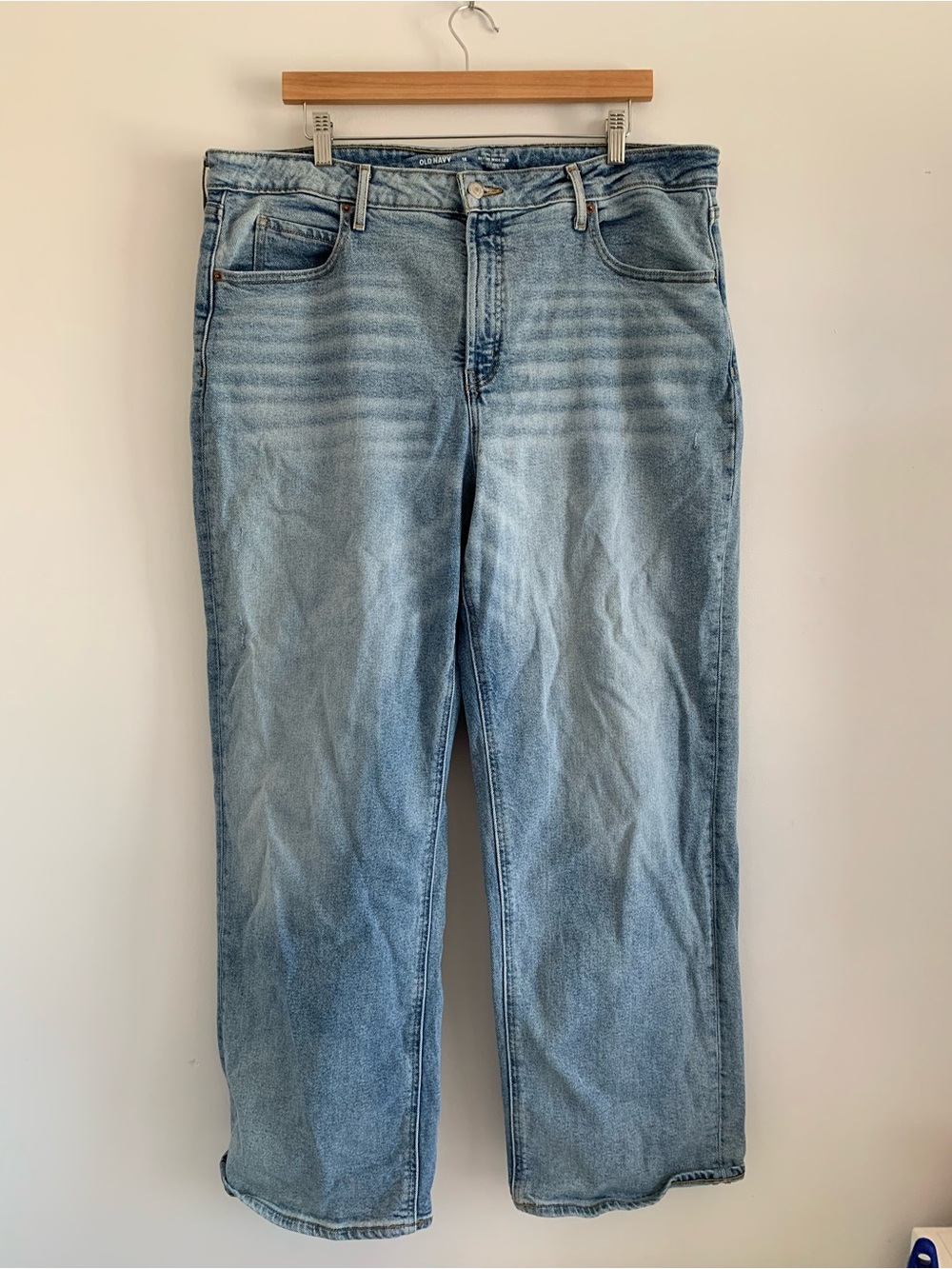 Old Navy sky high wide leg denim